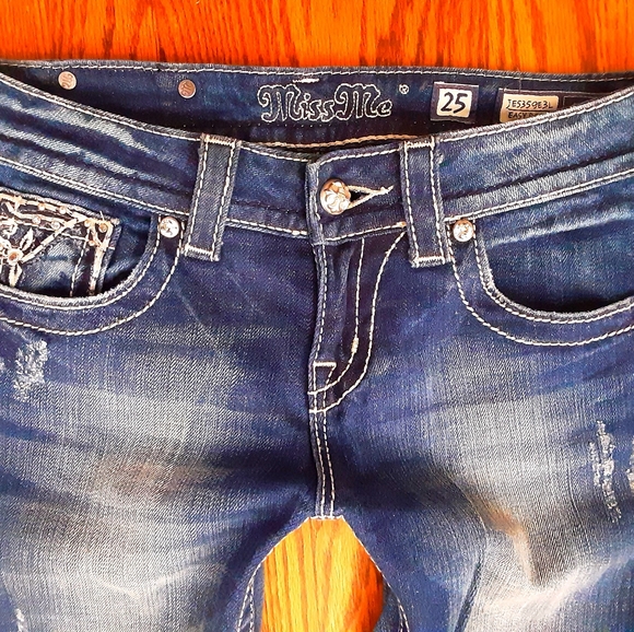 Miss Me Jeans Easy Boot Cut Size 25 NWT - Picture 12 of 16